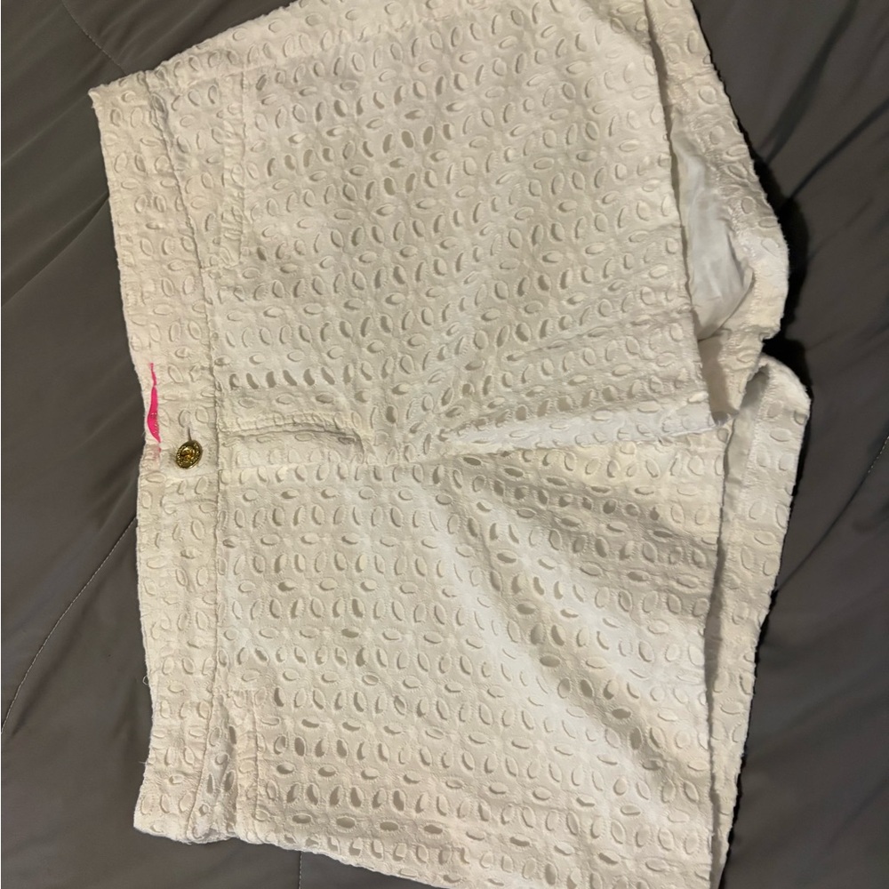 Lilly Pulitzer White Eyelet short